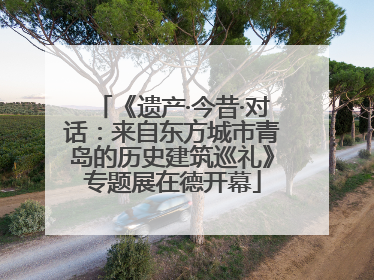 《遗产·今昔·对话：来自东方城市青岛的历史建筑巡礼》专题展在德开幕