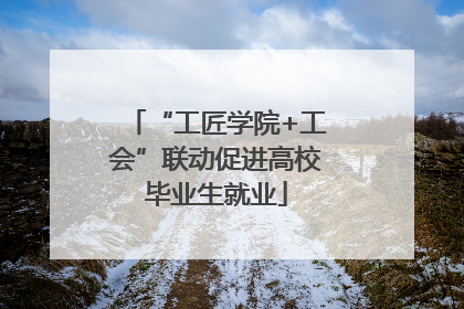 “工匠学院+工会”联动促进高校毕业生就业