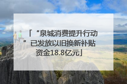 “泉城消费提升行动”已发放以旧换新补贴资金18.8亿元