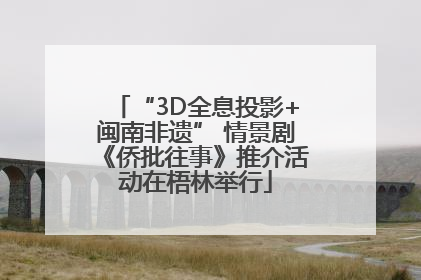 “3D全息投影+闽南非遗” 情景剧《侨批往事》推介活动在梧林举行