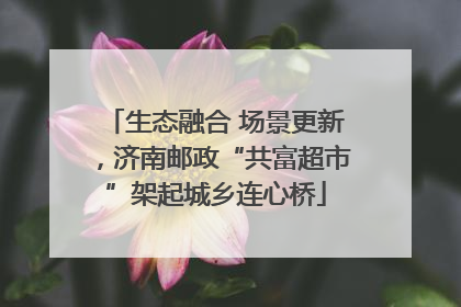 生态融合 场景更新，济南邮政“共富超市”架起城乡连心桥