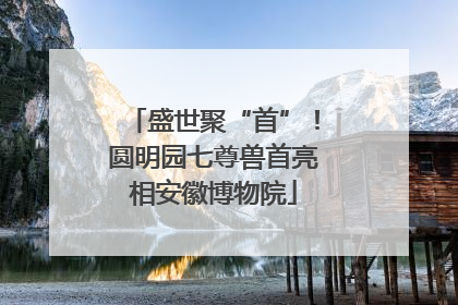 盛世聚“首”！圆明园七尊兽首亮相安徽博物院