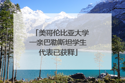 美哥伦比亚大学一亲巴勒斯坦学生代表已获释