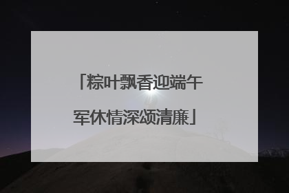 粽叶飘香迎端午 军休情深颂清廉
