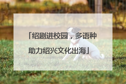 绍剧进校园，多语种助力绍兴文化出海