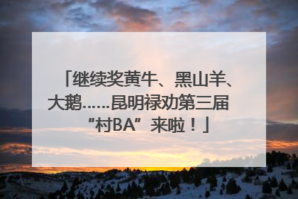 继续奖黄牛、黑山羊、大鹅……昆明禄劝第三届“村BA”来啦！