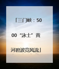 三门峡：5000“泳士”黄河碧波竞风流