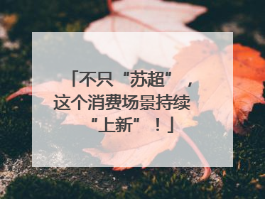 不只“苏超”，这个消费场景持续“上新”！