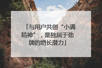 与用户共创“小满精神”，是独属于劲牌的增长潜力