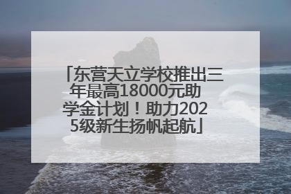 东营天立学校推出三年最高18000元助学金计划！助力2025级新生扬帆起航