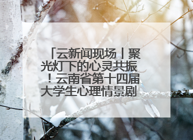 云新闻现场丨聚光灯下的心灵共振！云南省第十四届大学生心理情景剧决赛燃情开演