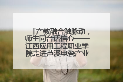 产教融合触脉动，师生同台话信心——江西应用工程职业学院走进芦溪电瓷产业园创新思政课堂
