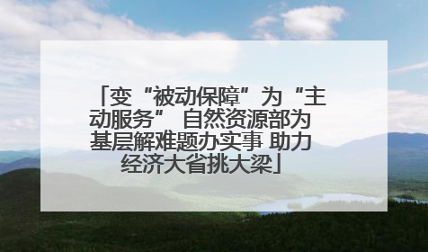变“被动保障”为“主动服务” 自然资源部为基层解难题办实事 助力经济大省挑大梁