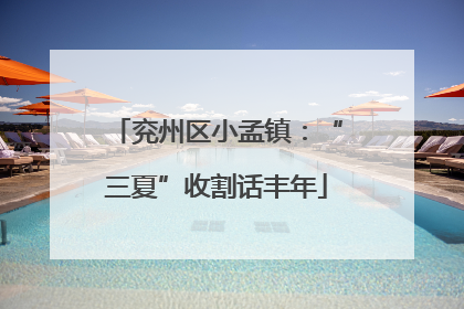 兖州区小孟镇：“三夏”收割话丰年