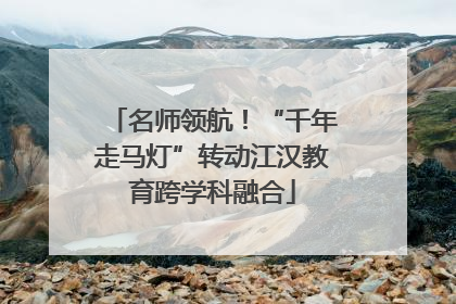 名师领航！“千年走马灯”转动江汉教育跨学科融合