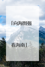 向海图强看海南