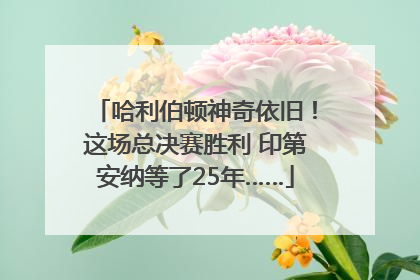 哈利伯顿神奇依旧！这场总决赛胜利 印第安纳等了25年……