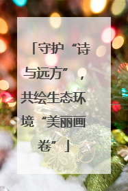 守护“诗与远方”，共绘生态环境“美丽画卷”