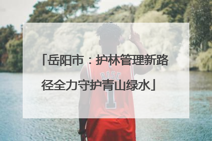 岳阳市：护林管理新路径全力守护青山绿水