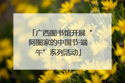 广西图书馆开展“阿图家的中国节·端午”系列活动