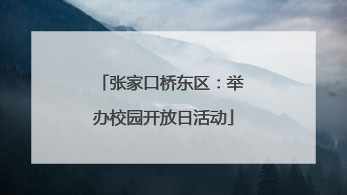 张家口桥东区：举办校园开放日活动