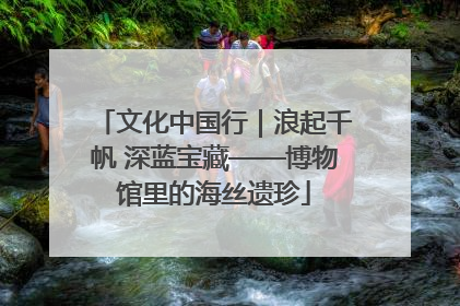 文化中国行｜浪起千帆 深蓝宝藏——博物馆里的海丝遗珍