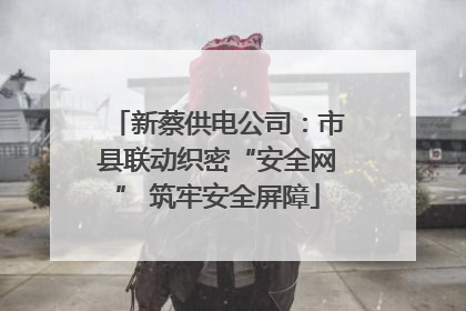 新蔡供电公司：市县联动织密“安全网” 筑牢安全屏障