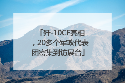 歼-10CE亮相，20多个军政代表团密集到访展台