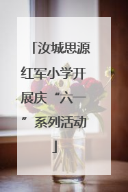 汝城思源红军小学开展庆“六一”系列活动