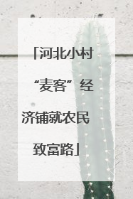 河北小村“麦客”经济铺就农民致富路
