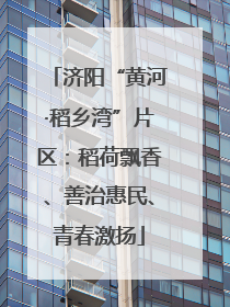 济阳“黄河·稻乡湾”片区：稻荷飘香、善治惠民、青春激扬