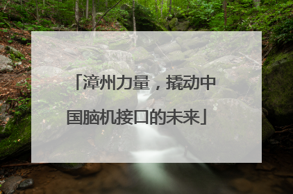 漳州力量，撬动中国脑机接口的未来