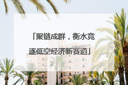 聚链成群，衡水竞逐低空经济新赛道