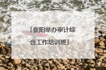 襄阳举办审计综合工作培训班