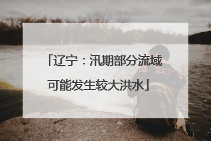 辽宁：汛期部分流域可能发生较大洪水