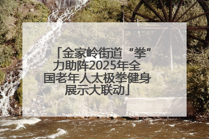 金家岭街道“拳”力助阵2025年全国老年人太极拳健身展示大联动