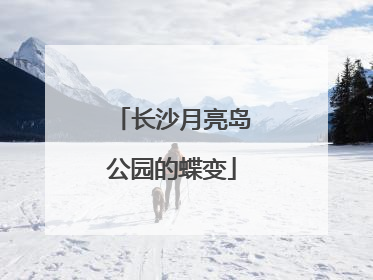 长沙月亮岛公园的蝶变