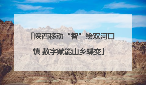 陕西移动“智”绘双河口镇 数字赋能山乡蝶变