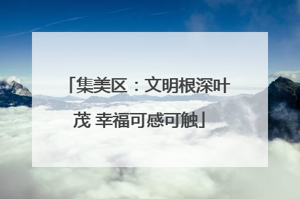集美区：文明根深叶茂 幸福可感可触