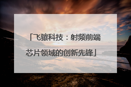 飞骧科技：射频前端芯片领域的创新先锋