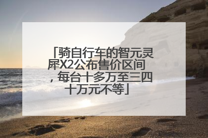 骑自行车的智元灵犀X2公布售价区间，每台十多万至三四十万元不等