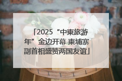 2025“中柬旅游年”金边开幕 柬埔寨副首相盛赞两国友谊