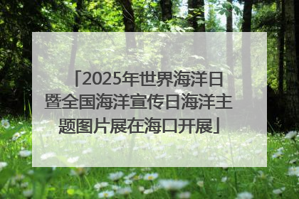 2025年世界海洋日暨全国海洋宣传日海洋主题图片展在海口开展