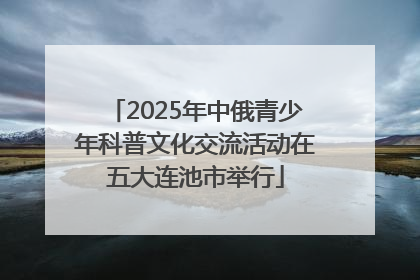 2025年中俄青少年科普文化交流活动在五大连池市举行