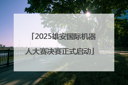 2025雄安国际机器人大赛决赛正式启动